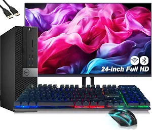 Dell OptiPlex 5040 SFF Desktop Computer PC Bundle Setup with New 23.8″ FHD Monitor, Inter Core i5-6600 3.3GHz, 8GB RAM, 256GB SSD, Keyboard & Mouse, Wi-Fi, Bluetooth, Windows 11 Pro (Renewed) Dell OptiPlex 5040 SFF Desktop Computer PC Bundle Setup with New 23.8″ FHD Monitor, Inter Core i5-6600 3.3GHz, 8GB RAM, 256GB SSD, Keyboard & Mouse, Wi-Fi, Bluetooth, Windows 11 Pro (Renewed)